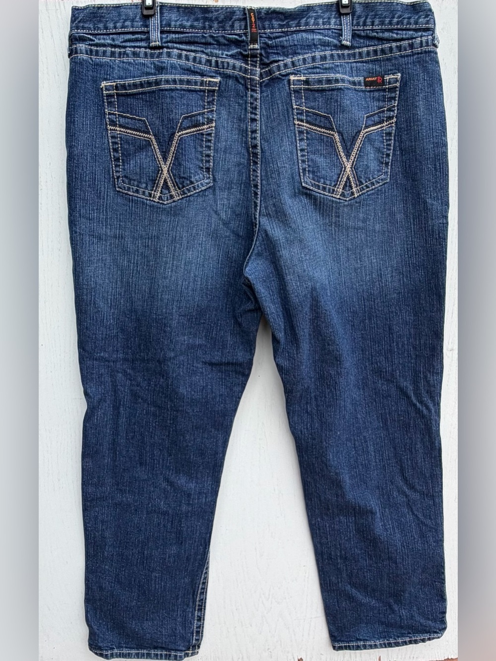 Ariat FR Jeans Mens 44x32 M3 Loose Distressed Denim Flame Resistant Work Jeans